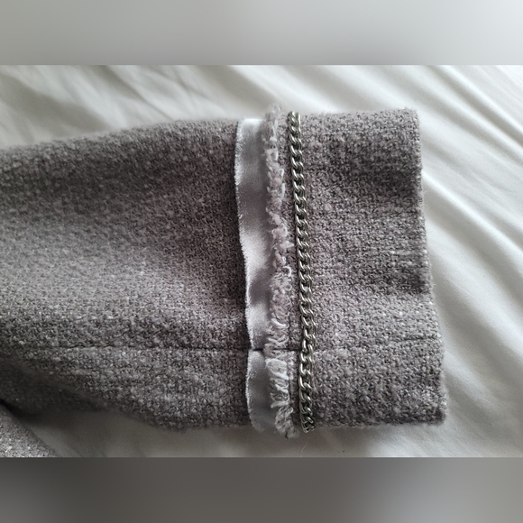 Gray Tweed Jacket - Picture 4 of 6